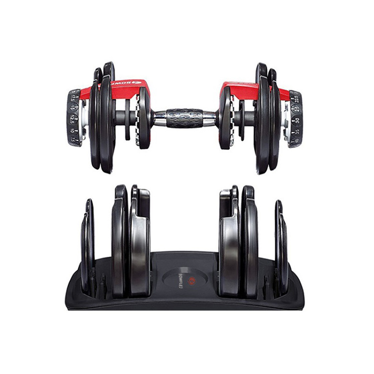 دمبل متغیر طرح بوفلکس با پایه طرح بوفلکس yalla BOWFLEX