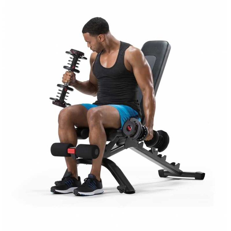 نیمکت مدرج تاشو قابل حمل 5 درجه قابل تنظیم bowflex bench 